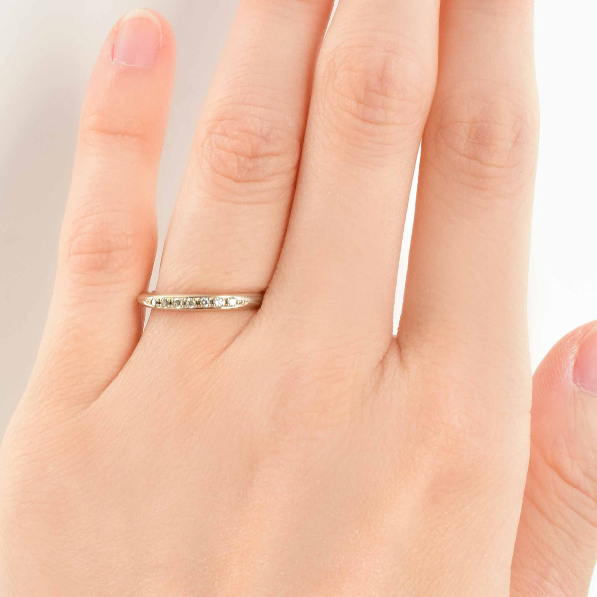 結婚指輪デザイン（木目金ストレート PGxSV-恋桜）｜杢目金屋